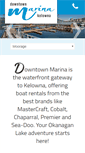 Mobile Screenshot of kelownadowntownmarina.com